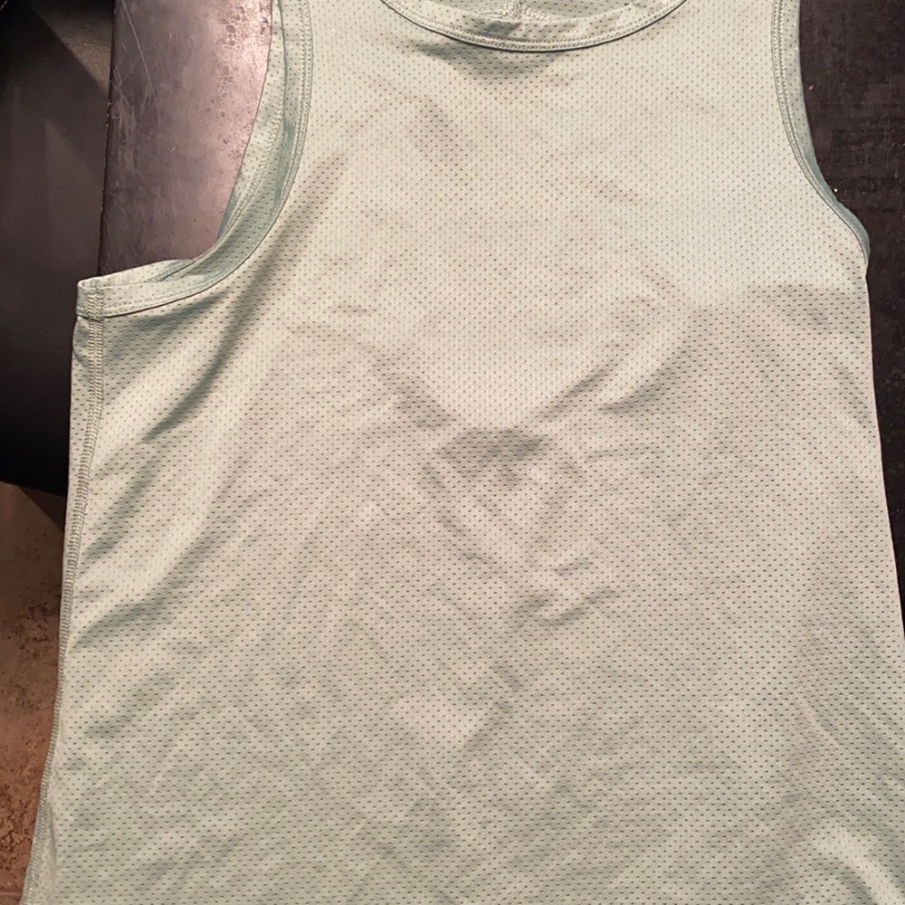 Zyia mesh tank medium sage green